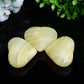 2.2" Afghan Jade Heart Crystal Carving Bulk Wholesale