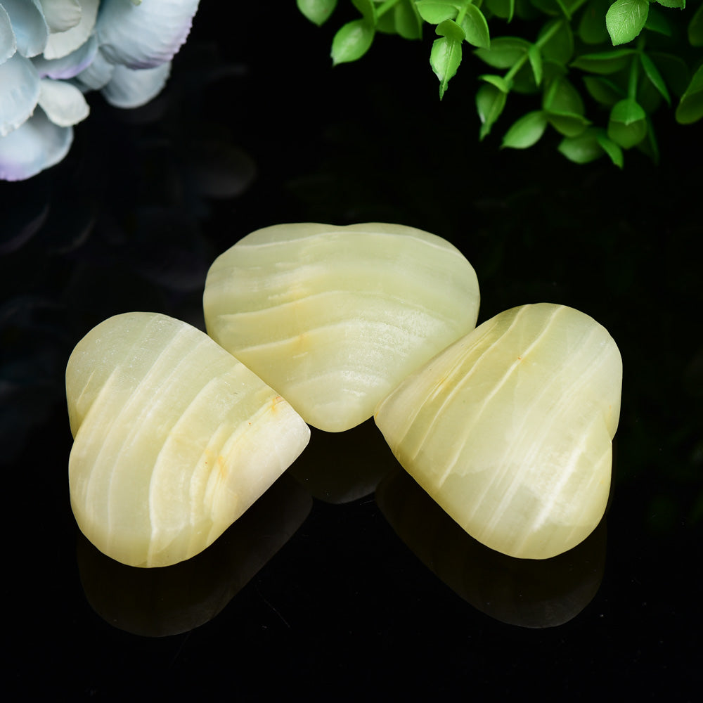 2.2" Afghan Jade Heart Crystal Carving Bulk Wholesale