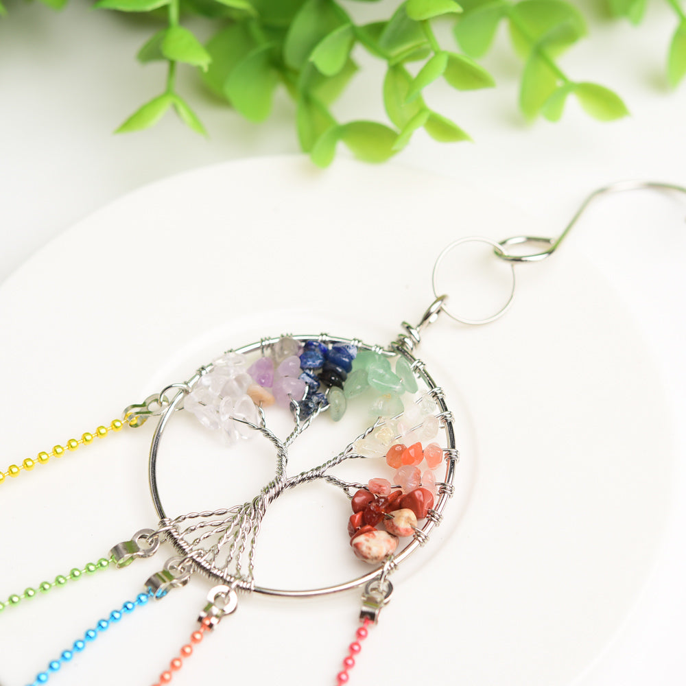Life Tree Suncatcher Crystal Hanging