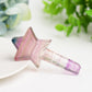 2.7" Star Magic Wand Crystal Carving Bulk Wholesale
