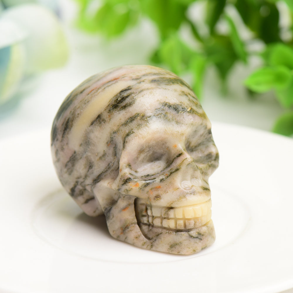 Mixed Crystal Skull Carving for Halloween Bulk Wholesale