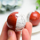 1.5" Red Jasper Howlite Poke Ball Crystal Sphere Bulk Wholeslae