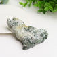 3.2" Moss Agate Cat Slab Crystal Carving Bulk Wholesale