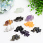 1.6" Mixed Crystal Dinosaur Carving Bulk Wholesale