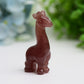 2.4" Mixed Crystal Girraffe Animal Crystal Carving