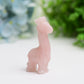 2.4" Mixed Crystal Girraffe Animal Crystal Carving