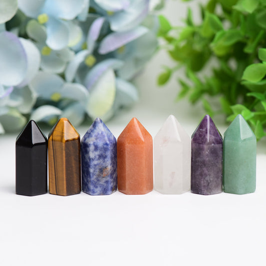 1.3" Chakra Crystal Point