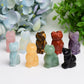1.5" Mixed Crystal Cat Animal Crystal Carving