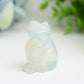 1.5" Mixed Crystal Cat Animal Crystal Carving
