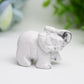 2.0" Mixed Crystal Elephant Animal Crystal Carving