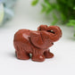 2.0" Mixed Crystal Elephant Animal Crystal Carving