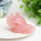 2.5" Mixed Crystal Dragon Head Animal Crystal Carving