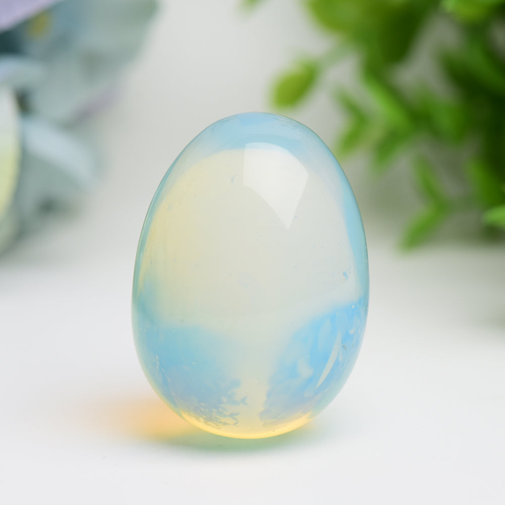 2.0" Mixed Crystal Egg Crystal Carving