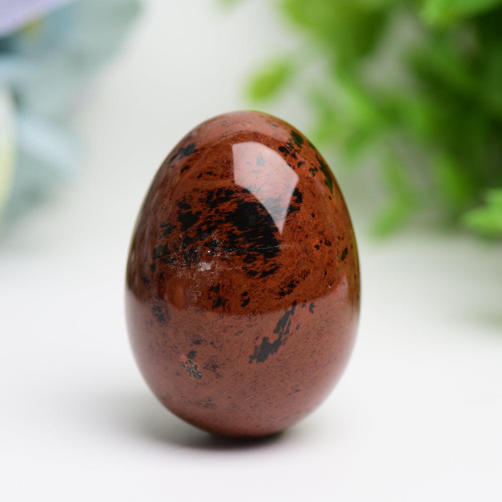 2.0" Mixed Crystal Egg Crystal Carving