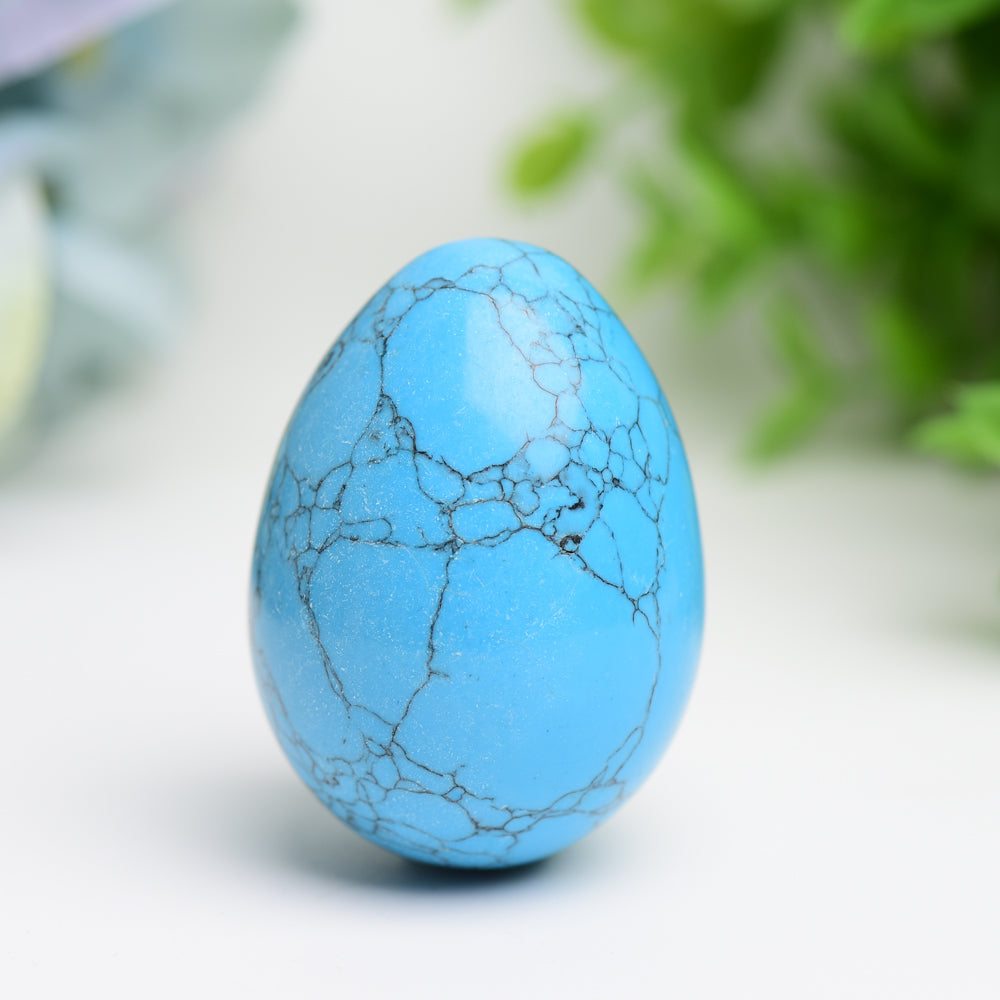 2.0" Mixed Crystal Egg Crystal Carving