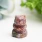 1.35" Ocean Jasper Bear Crystal Carving Bulk Wholesale