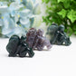 1.9" Moss Agate Fairy Crystal Carving