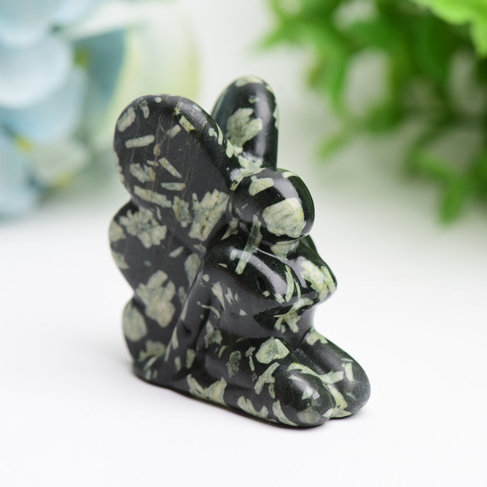 2.0" Mixed Crystal Fairy Crystal Carving