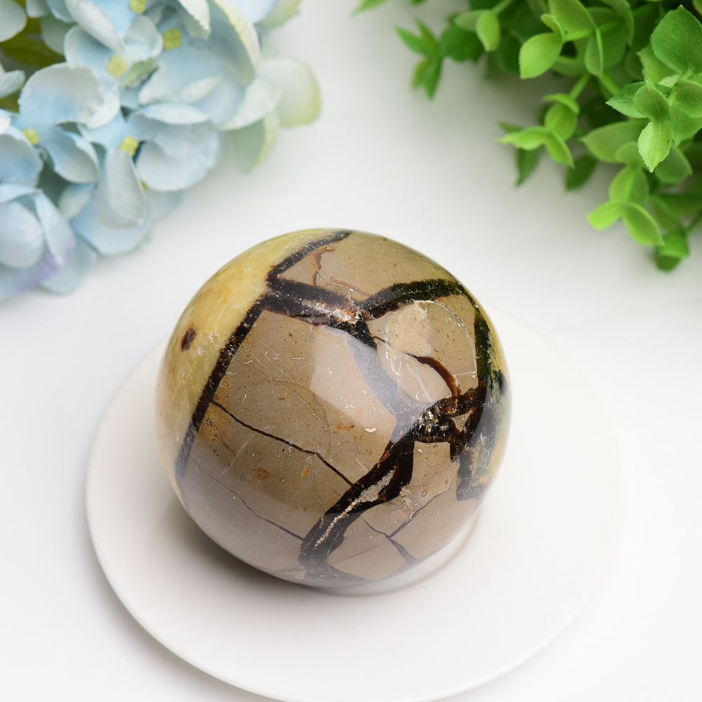 2.0"-3.2" Septarium Crystal Sphere