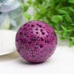1.5"-1.8" Honey Comb In Ruby Crystal Sphere Bulk Wholesale