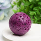 1.5"-1.8" Honey Comb In Ruby Crystal Sphere Bulk Wholesale