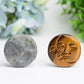 1.8" Moon and Sun Face Crytsal Carving Bulk Wholesale