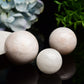 1.2"-2.0" White Moonstone Crystal Sphere Bulk Wholesale