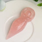 3.2" Mixed Crystal Flat Goddess Crystal Carving Bulk Wholesale