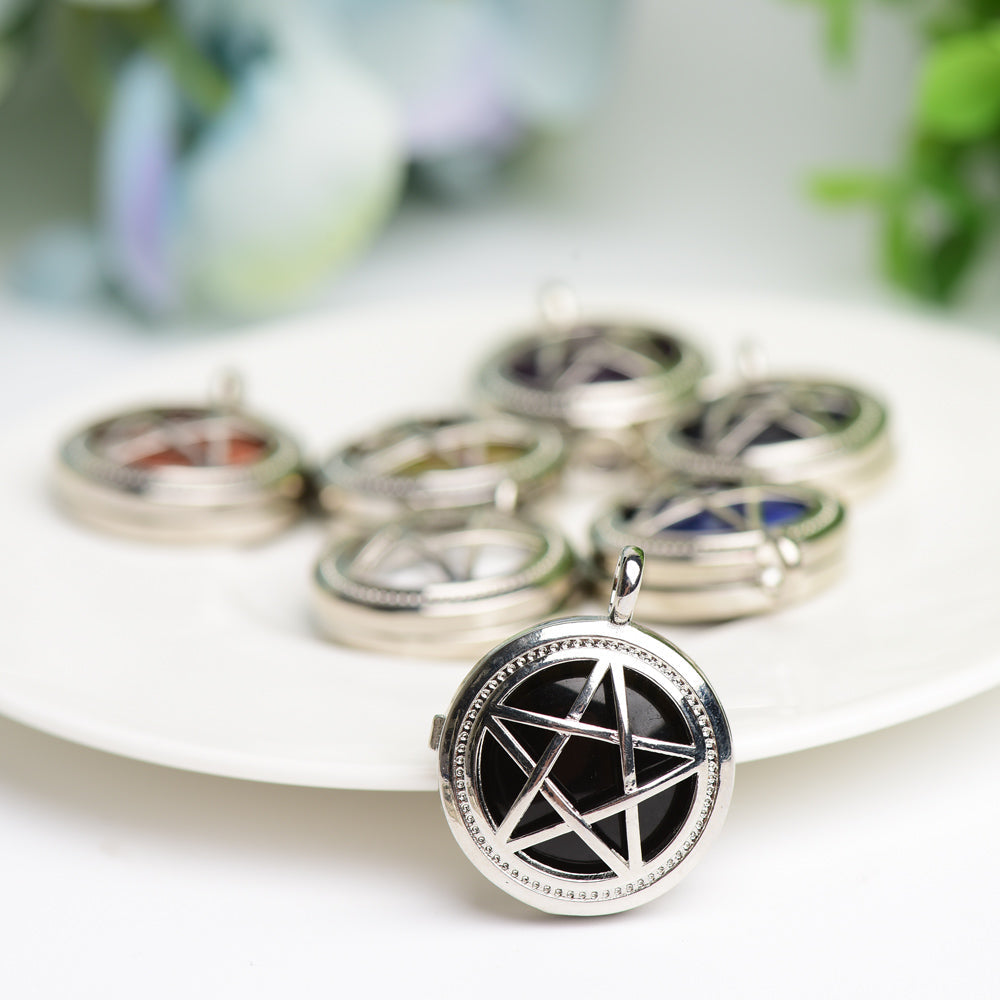 1.0" Mixed Crystal Pentagram Pendant Bulk Wholesale