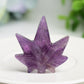 1.7" Mixed Crystal Maple Leaf Crystal Carving Bulk Wholesale