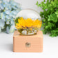 1 Set Resin Sphere with Sunflower Touch-sensitive Switch Lamp Free Form for Bulk Wholesale