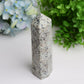 6.0"-8.0" Kiwi Jasper Crystal Tower