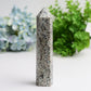 6.0"-8.0" Kiwi Jasper Crystal Tower