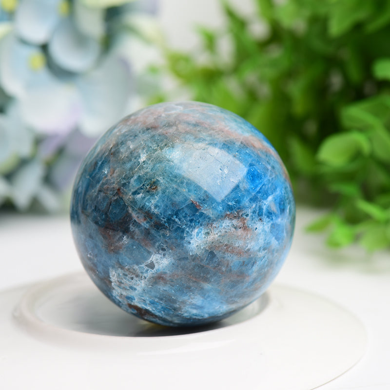 2.0"-3.0" Ble Appatite Crystal Sphere Bulk Wholesale