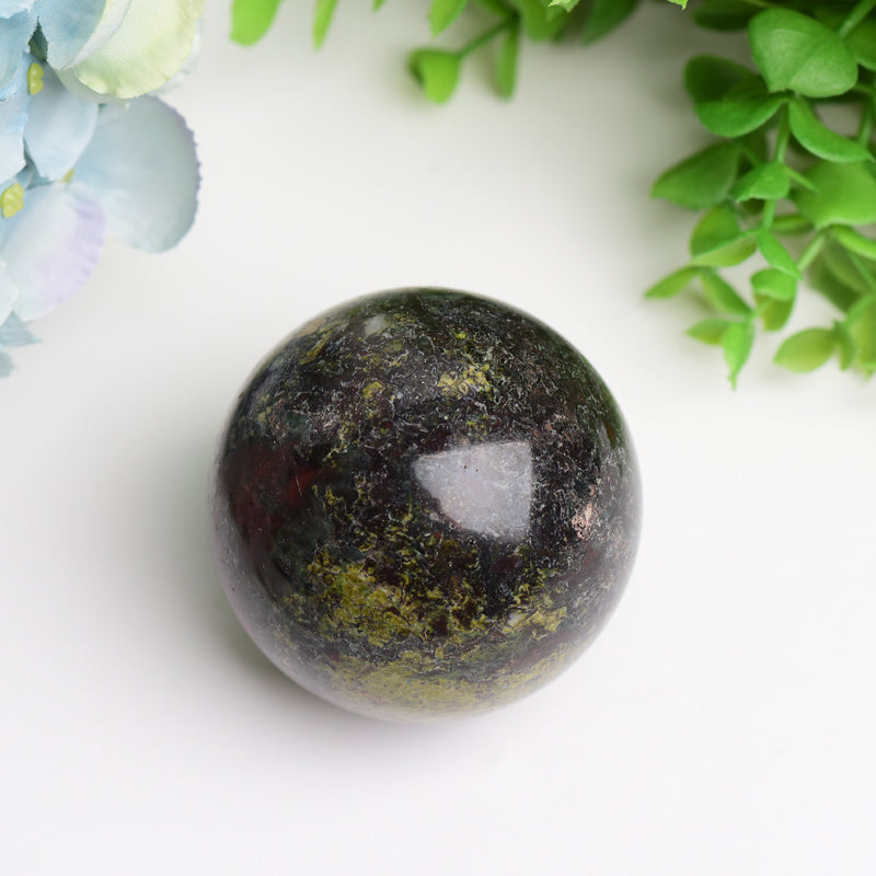 2.0"-3.0" Dragon Blood Stone Crystal Sphere Bulk Wholesale