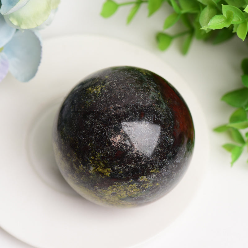 2.0"-3.0" Dragon Blood Stone Crystal Sphere Bulk Wholesale
