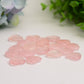 0.8" Mini Rose Quartz Heart Crystal Carving Bulk Wholesale