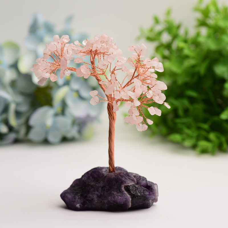 Crystal Tree with Dream Amethyst Base Free Form Bulk Wholesale