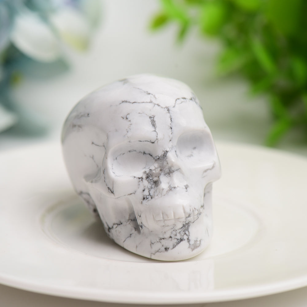 2.0" Mixed Crystal Skull Carving Bulk Wholesale