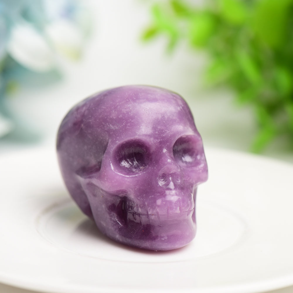 2.0" Mixed Crystal Skull Carving Bulk Wholesale