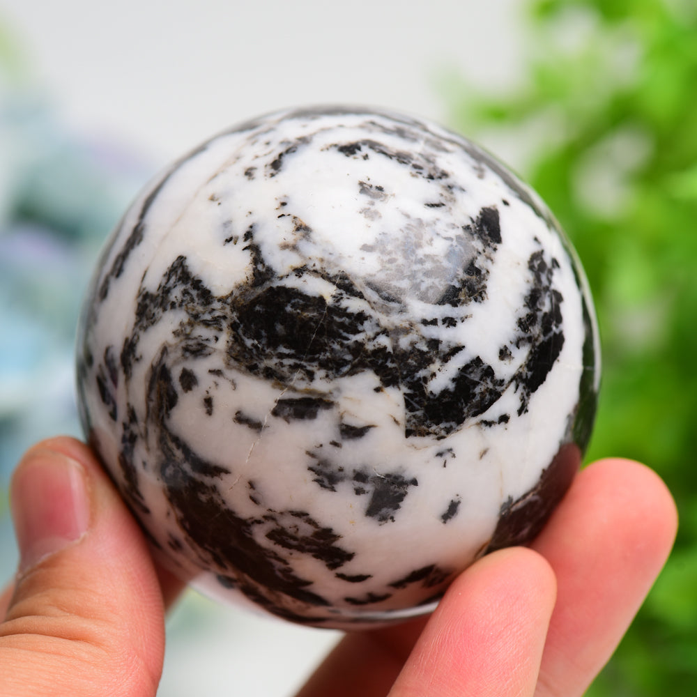 2.5"-4.0" Zebra Jasper Crystal Sphere Bulk Wholesale