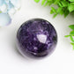 2.5"-4.0" Purple Lepidolite Crystal Sphere Bulk Wholesale