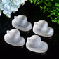 2.6" Duck Shape Selenite Bowl Carving Bulk Wholesale