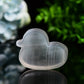 2.6" Duck Shape Selenite Bowl Carving Bulk Wholesale