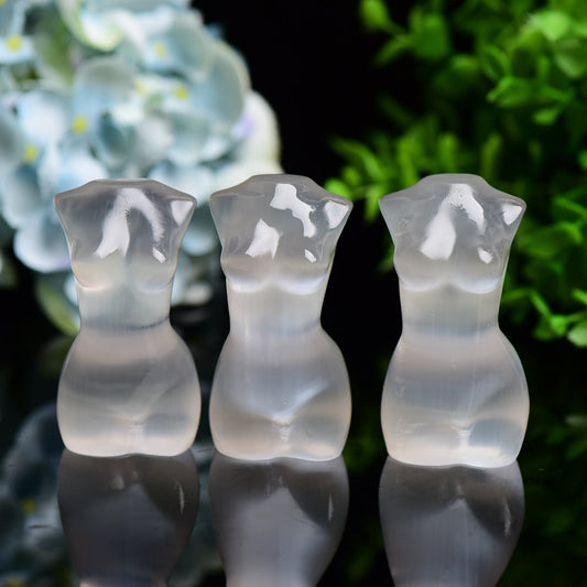3.0" Selenite Model Carving Bulk Wholesale