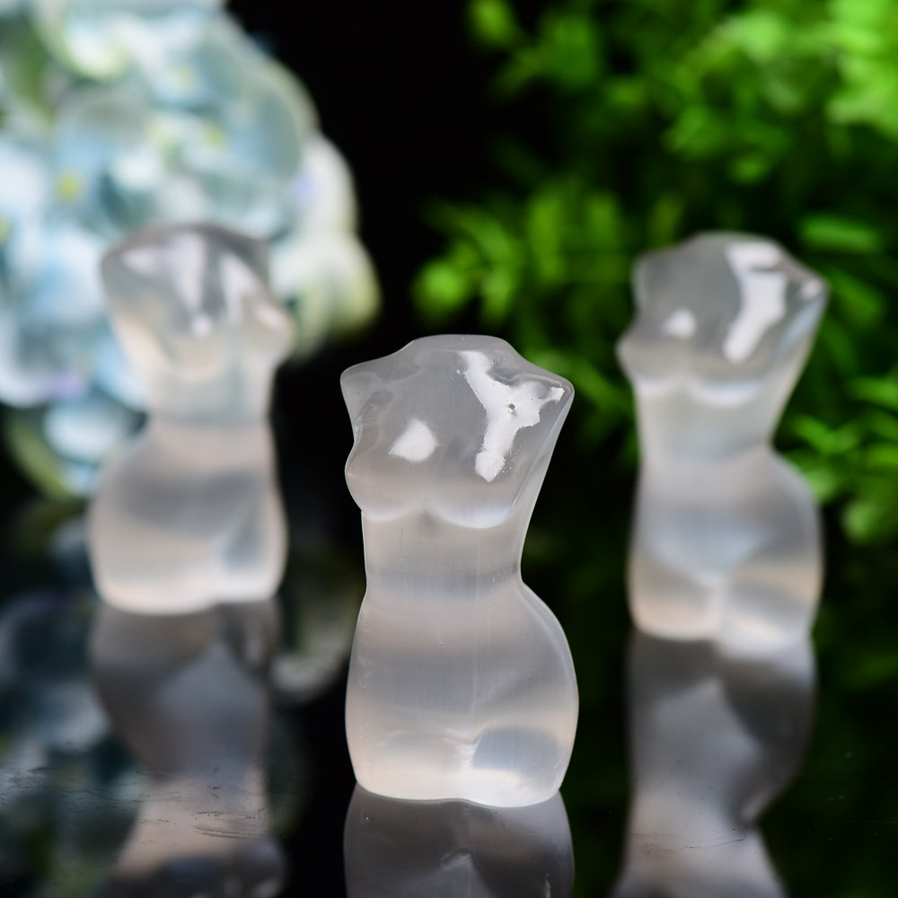 3.0" Selenite Model Carving Bulk Wholesale