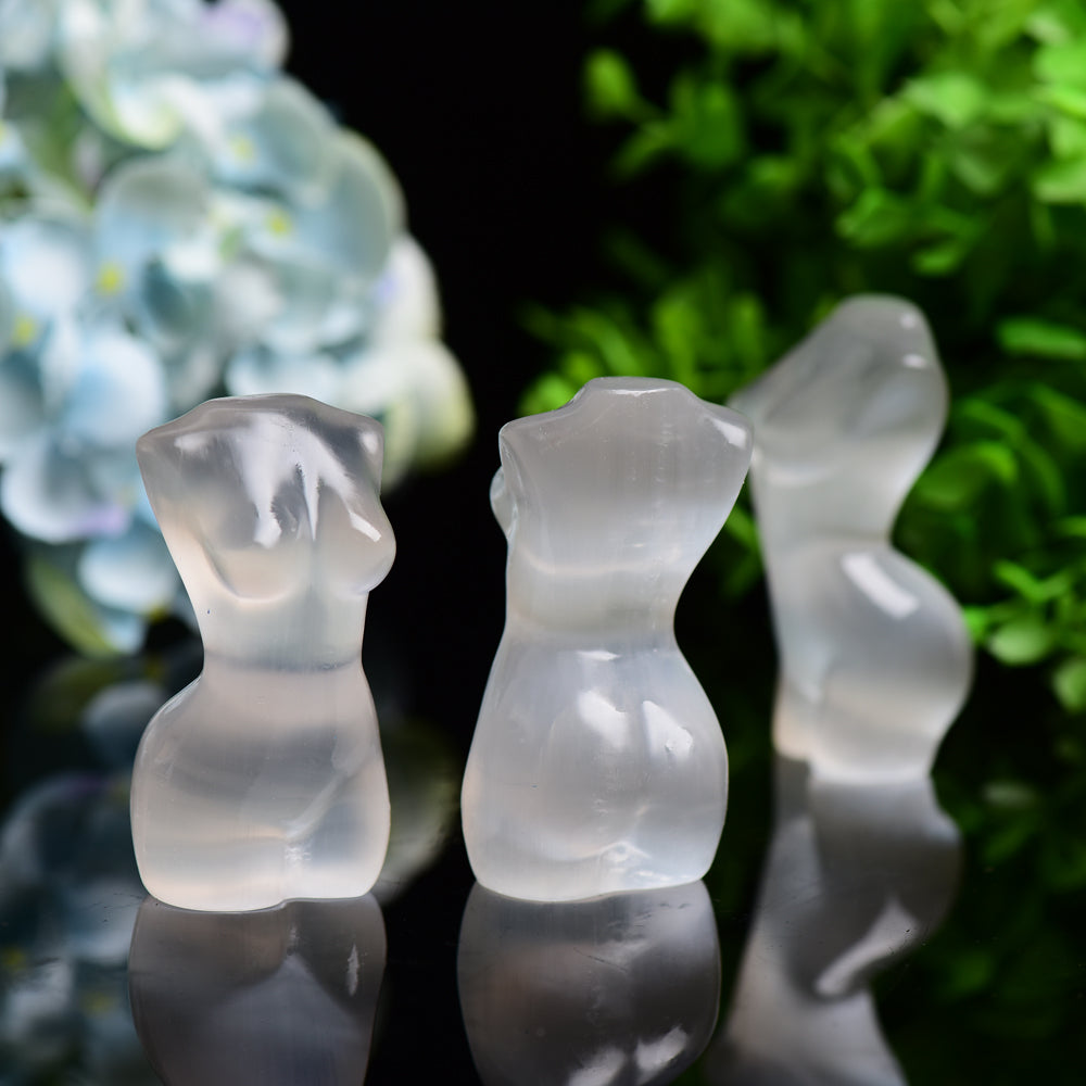 3.0" Selenite Model Carving Bulk Wholesale