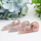 2.7"-3.0" Flower Agate Raven Skull Crystal Carving Bulk Wholesale