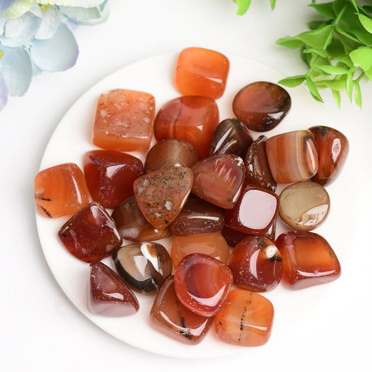 Carnelian Crystal Tumbles Bulk Wholesale
