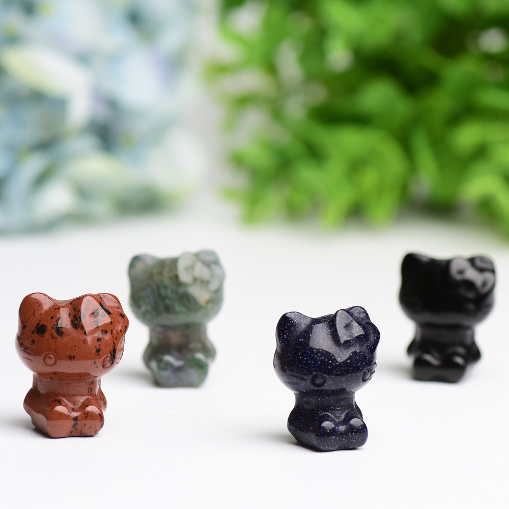 1.2" Hello Kitty Crystal Carving